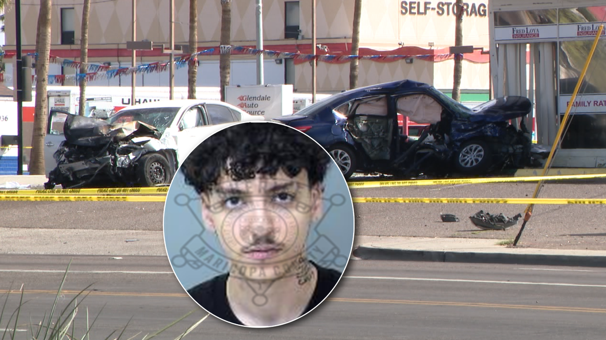 Murder suspect in drunken Glendale road rampage held on $3M bond after allegedly fleeing to Iraq, Mexico