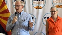 Katie Hobbs, John Giles launch joint Arizona campaign for governor, lieutenant governor