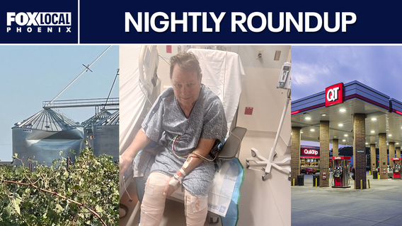 Fired Phoenix officers appear in court; 88 mph winds hit Arizona winery | Nightly Roundup