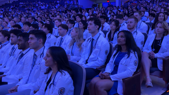 Creighton University welcomes 120 new medical students at white coat ceremony