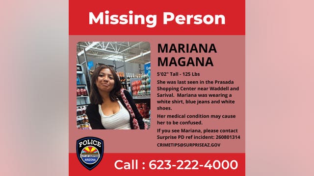 Arizona missing persons cases - 2026