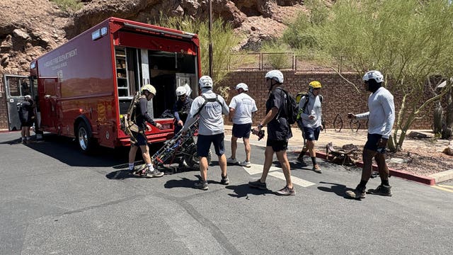 Overheated child rescued during family hike on Phoenix trail