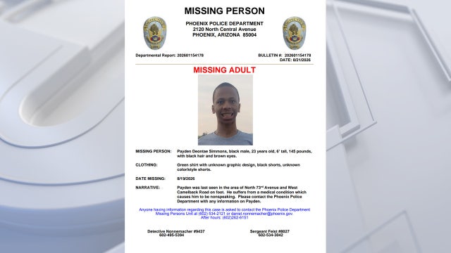 Arizona missing persons cases - 2026