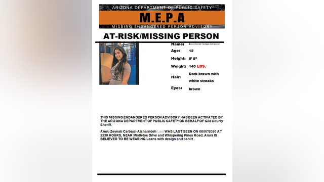 Arizona missing persons cases - 2026