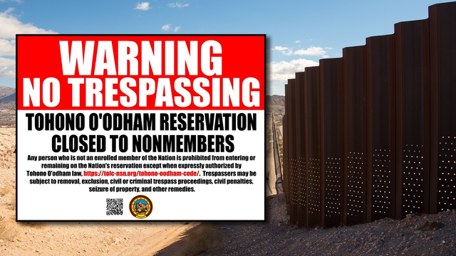 Arizona tribe says it may arrest federal border wall workers