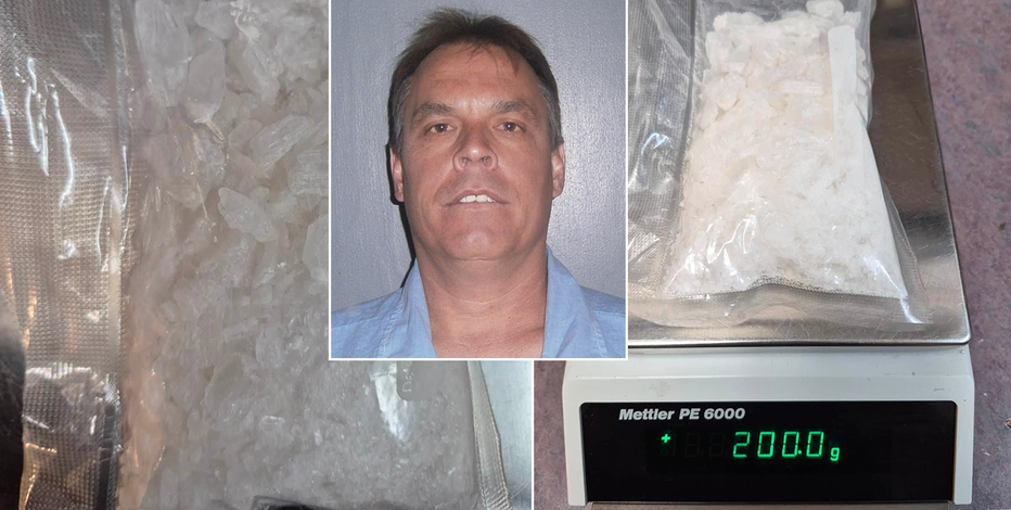 Cottonwood man drove to Phoenix to buy half-pound of meth, busted by pair of police dogs, marshals say