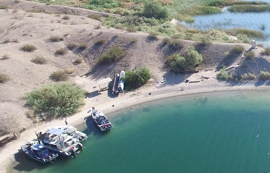 2 dead after high-speed boat launches off peninsula, flips into Lake Havasu campsite