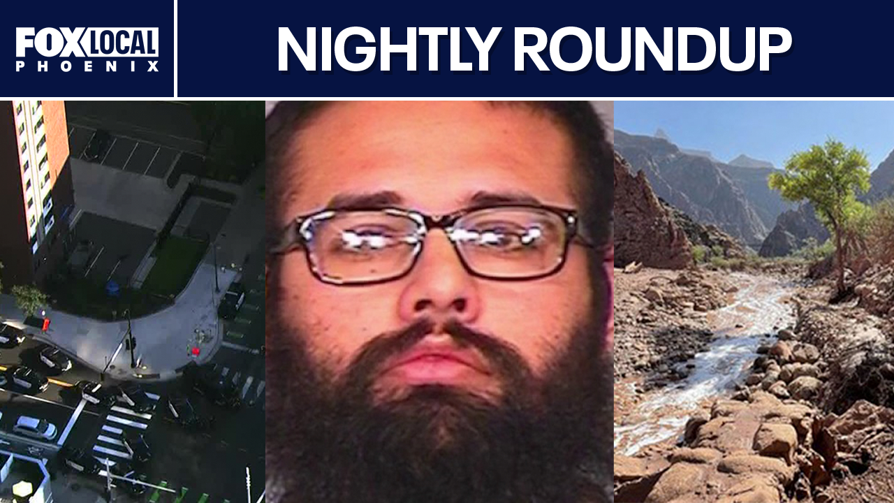 Grand Canyon flooding update; 3rd suspect arrested in police recruit's death | Nightly Roundup