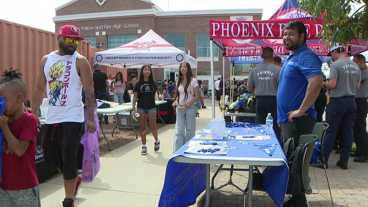 Phoenix high school hosts free community fair to inspire future first responders