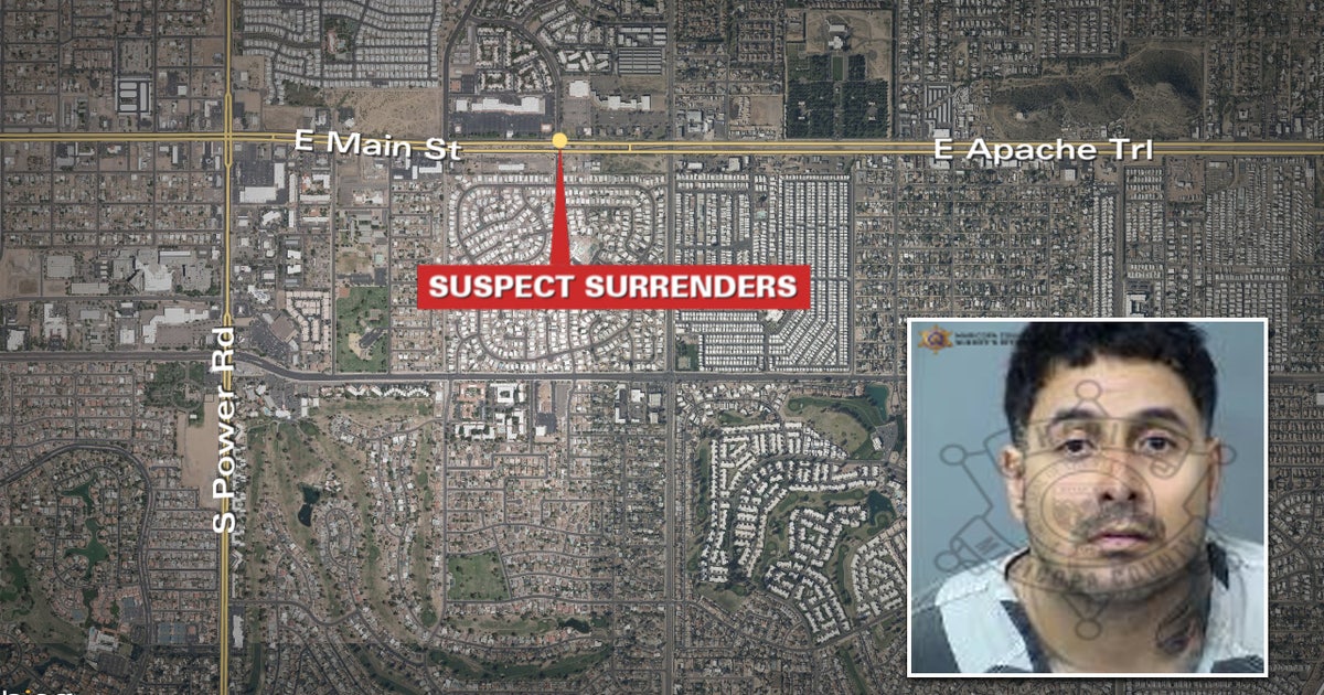 A 34-year-old driver was taken into custody following a police standoff in Mesa. He reportedly pointed a gun at another driver while on U.S. 60 near Val Vista Drive.