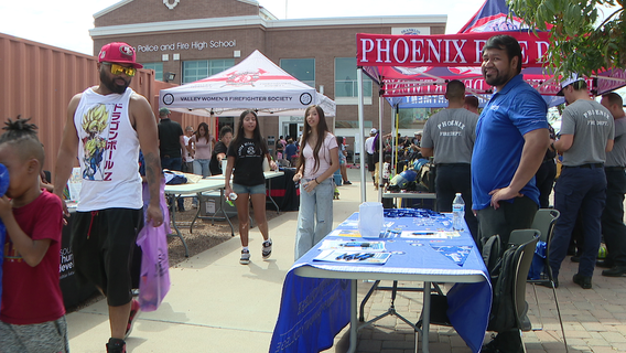 Phoenix high school hosts free community fair to inspire future first responders