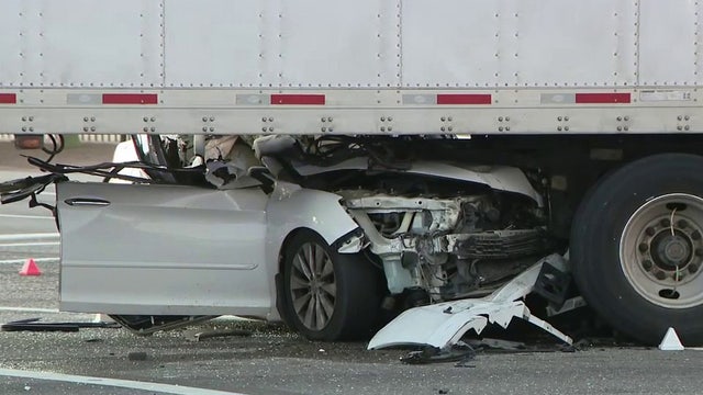 Driver killed after crashing into semi-truck in west Phoenix