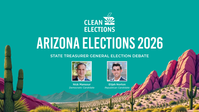 2026 Election debate: AZ Treasurer candidates Nick Mansour, Elijah Norton set to face off