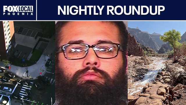 Grand Canyon flooding update; 3rd person arrested in police recruit's death | Nightly Roundup