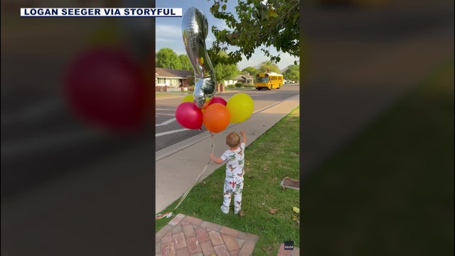 Students on school bus serenade Arizona toddler for his 2nd birthday