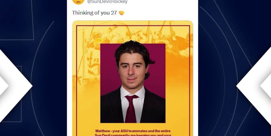 ASU hockey players anonymously dispute university report after Matthew Mayich collapses