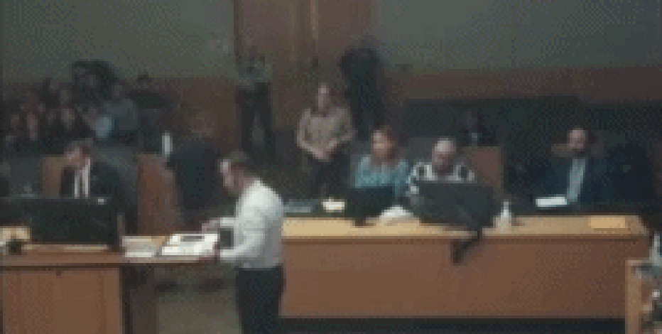 Phoenix father-in-law attacks killer in chaotic courtroom video after spotting him laughing: 'He lost it'