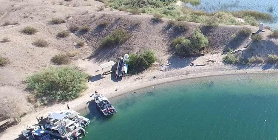 2 dead after high-speed boat launches off peninsula, flips into Lake Havasu campsite