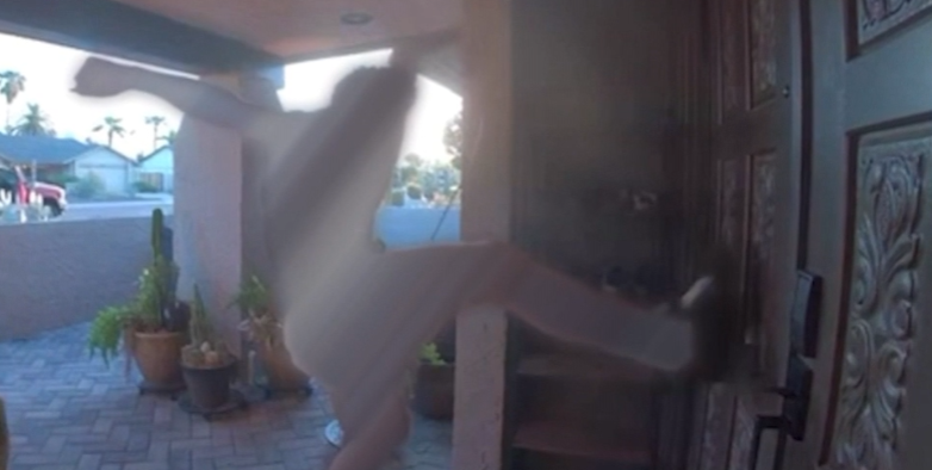 Security video captures door kick, costing Phoenix homeowner $10k in damage