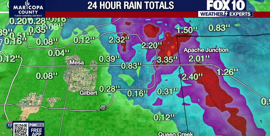 Arizona weather forecast: Tropical disturbance brings heavy rain, flood threat to Phoenix