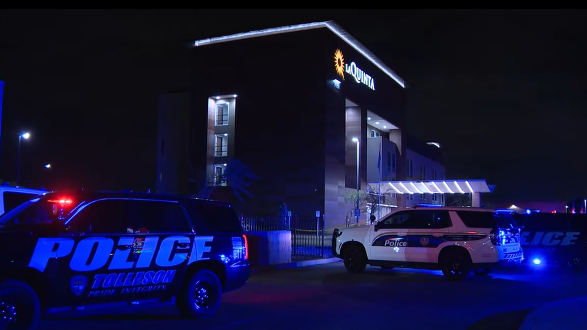 Police involved in hotel shooting with knife-wielding individual in Tolleson