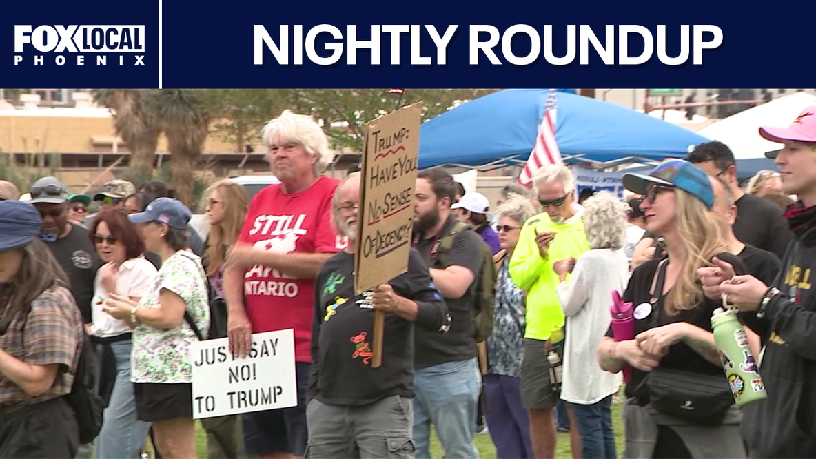 Rector killed by debris; Phoenix hosts No Kings Day march; Trump talks Katie Zacharia | Nightly Roundup