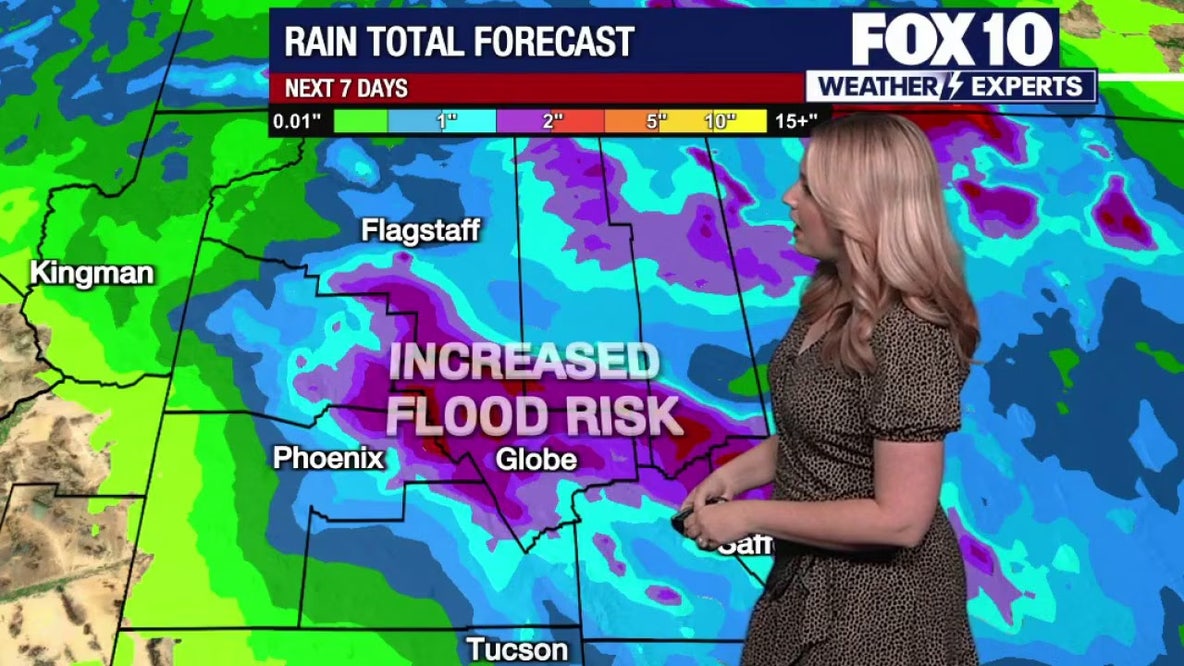 Arizona weather forecast: Phoenix hits the 90s before rain and severe storm chances arrive