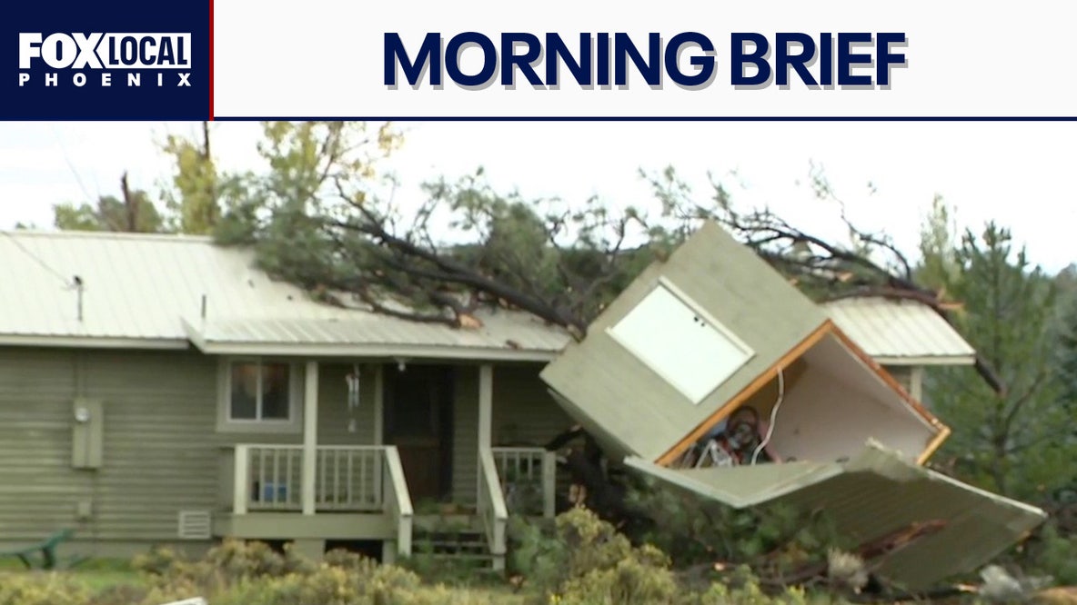 Arizona storms bring golf ball hail and damage; Phoenix school vice principal arrested l Morning News Brief