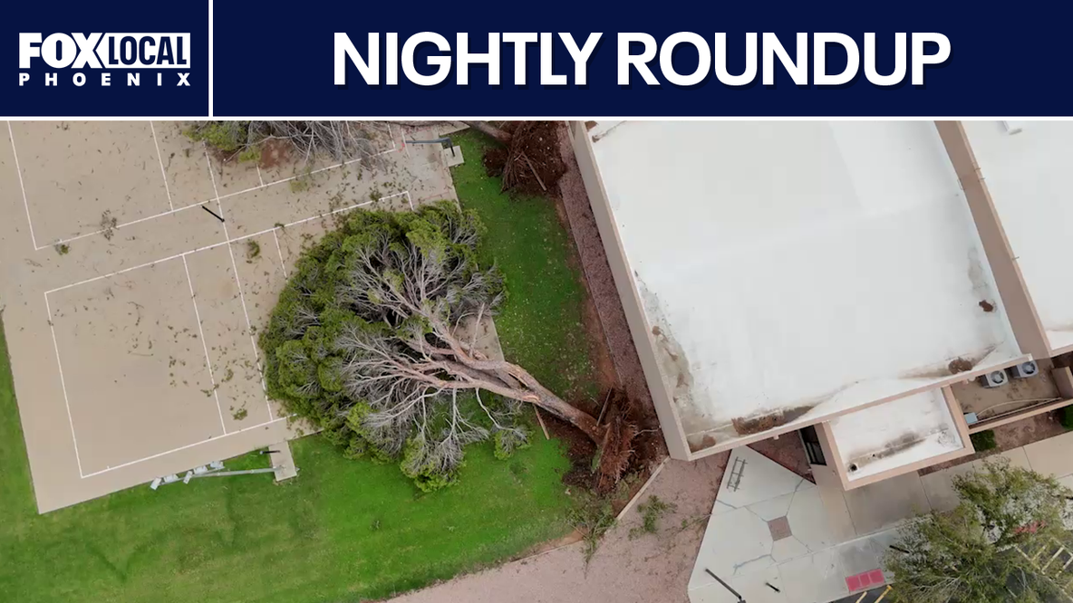 Major storm hits Arizona bringing rain, hail, thunder and lightning | Nightly Roundup