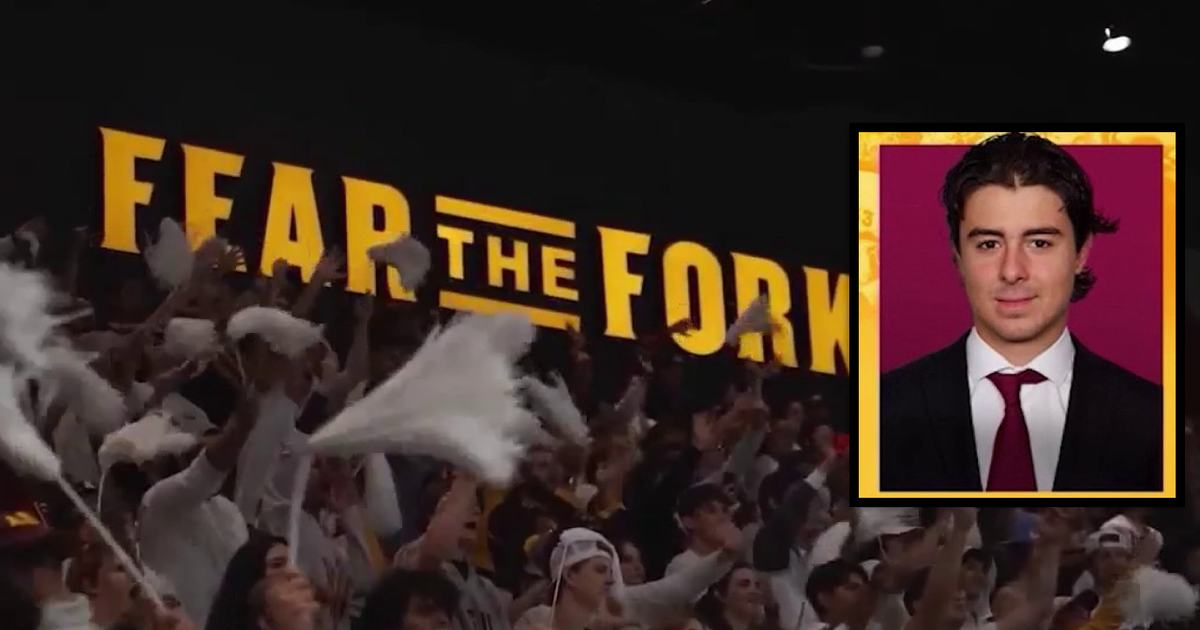 Community rallies for Matthew Mayich at ASU hockey home opener