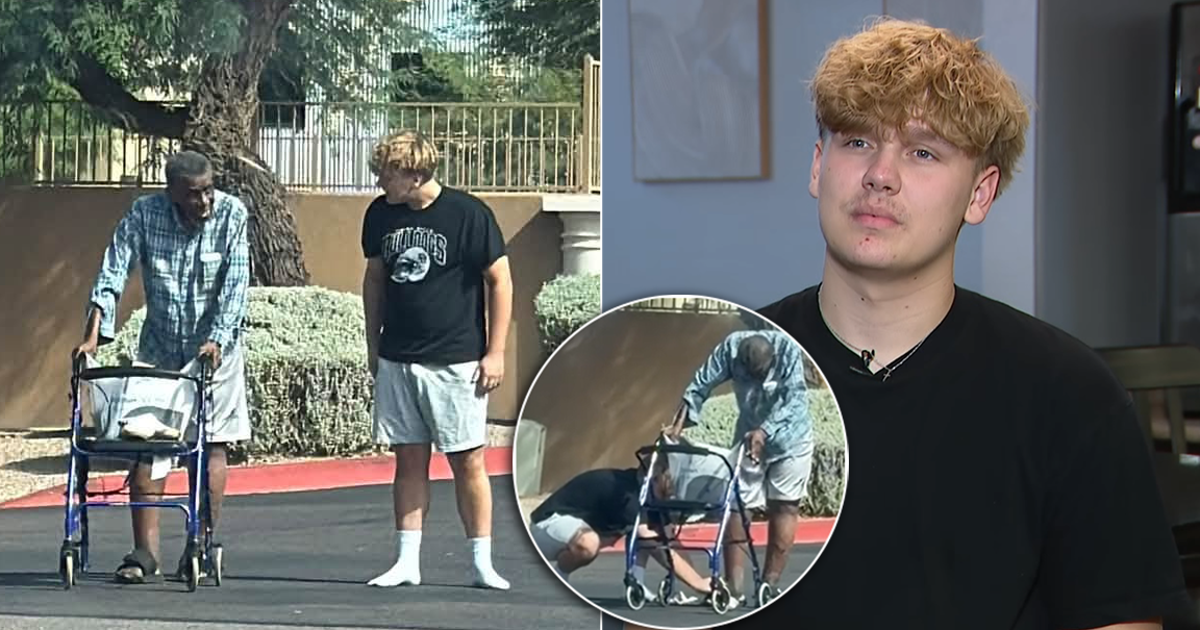Arizona teen gives shoes off his feet to struggling stranger in viral ...