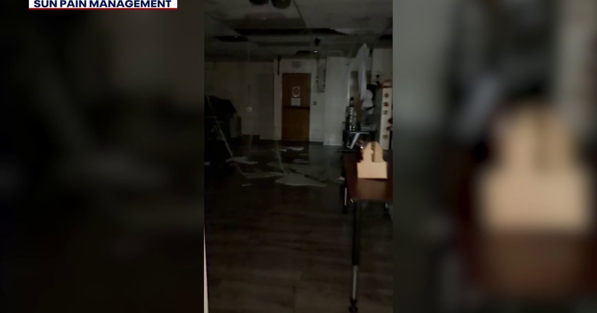 Phoenix hailstorm damages north Phoenix pain clinic