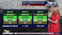 Storms hit AZ ahead of Halloween weekend washout