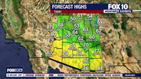 Warmup expected before winds, rain chances return