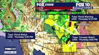 Arizona severe weather brings hail and flood risks