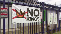 Hundreds march in Phoenix for No Kings Day rally and early voting