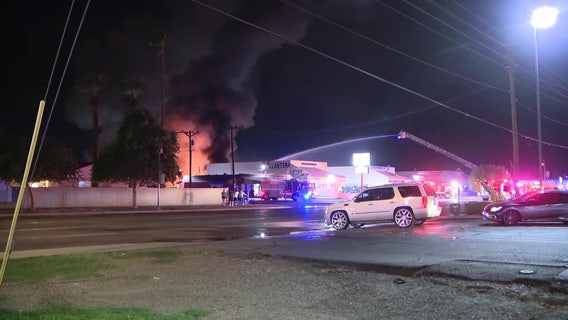 No injuries reported after West Phoenix tire fire