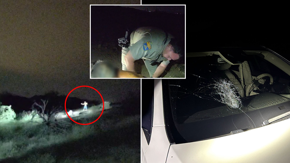 Shirtless senior arrested after pelting cars with rocks on Phoenix highway and fleeing into desert: Troopers