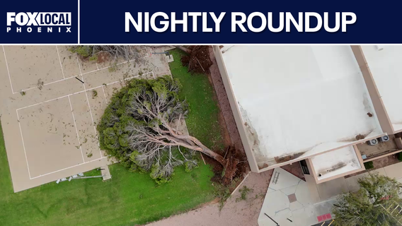 Major storm hits Arizona bringing rain, hail, thunder and lightning | Nightly Roundup