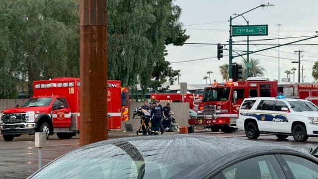 Woman hospitalized, man injured in Phoenix double shooting