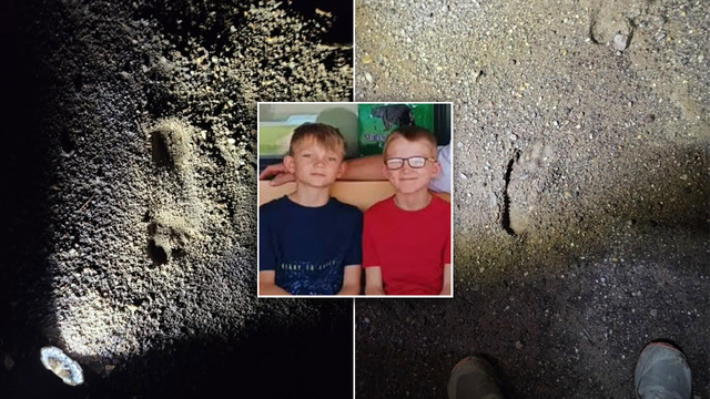 Barefoot tracks through desert lead Phoenix chopper, Dad to missing brothers after 8-hour search
