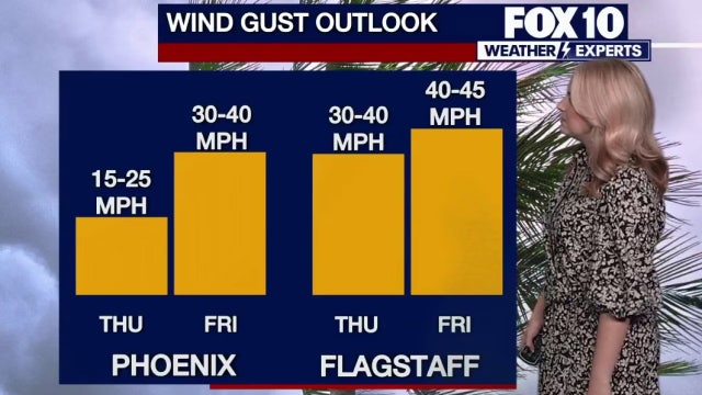 Arizona weather forecast: Highs near 90 in Phoenix before wind and rain system arrives