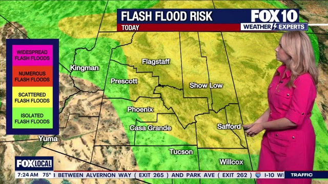 Arizona weather forecast: Thunderstorms, hail, and flood warnings hit the state