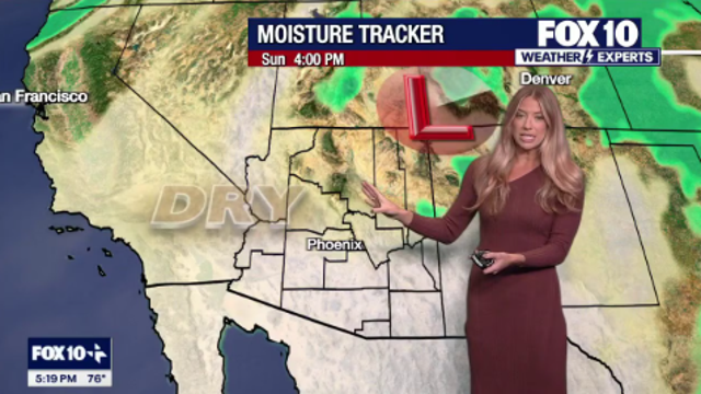 Arizona weather forecast: Upper 70s expected with slim rain chances