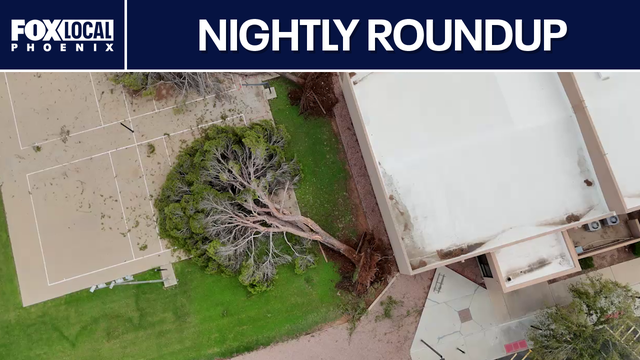 Major storm hits Arizona bringing rain, hail, thunder and lightning | Nightly Roundup