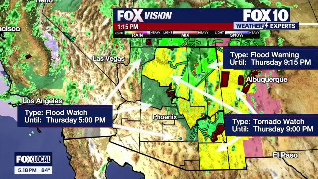 Arizona weather forecast: Thunderstorms, hail, and flood warnings hit the state