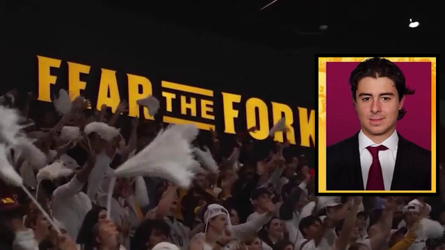 Community rallies for Matthew Mayich at ASU hockey home opener