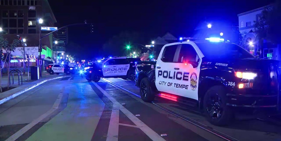 1 shot along Tempe's Mill Avenue, police say