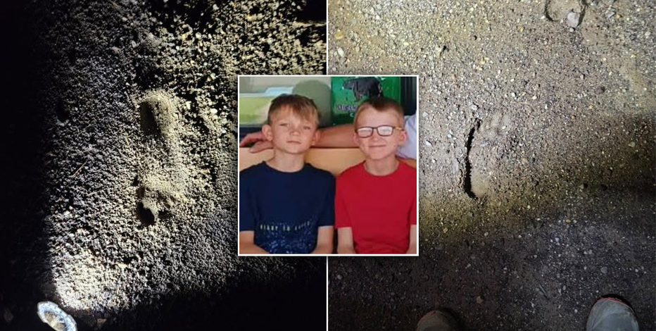 Barefoot tracks through desert lead Phoenix chopper, Dad to missing brothers after 8-hour search