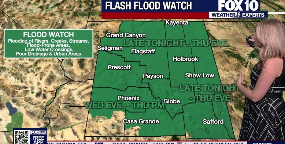 Arizona weather forecast: Heavy rain and severe storms approaching